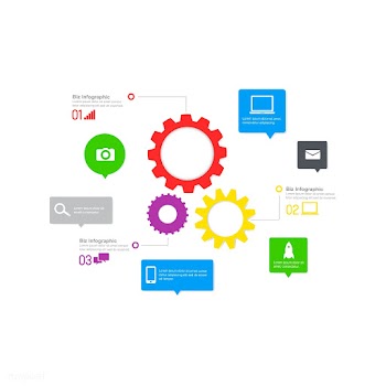 Collaboration configuration cooperation | Free stock vector - 397457