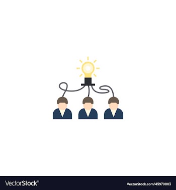 collaborative idea creative icon from