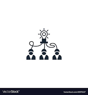 collaborative idea creative icon from