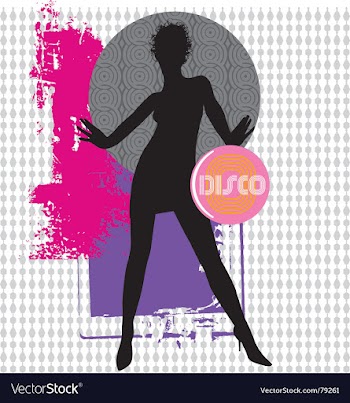 Collage dancer vector image