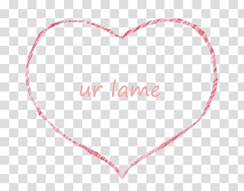 Collage, pink ur lame heart transparent background PNG clipart