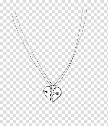Collage, white heart pendant necklace illustration transparent background PNG clipart