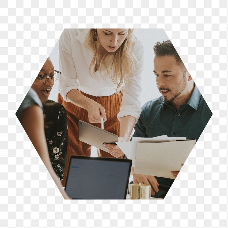 Colleagues' meeting png discussion badge | Free PNG - rawpixel