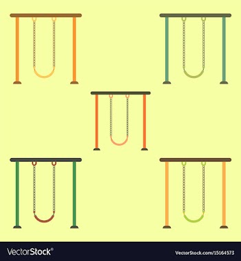 Collection in flat style park vector image