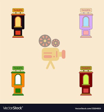 Collection in flat style vector image