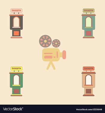 Collection in flat style vector image