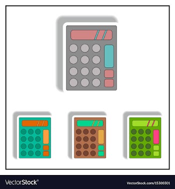 Collection in paper sticker vector image