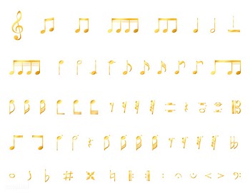 Collection of a musical notes | Free stock vector - 412404