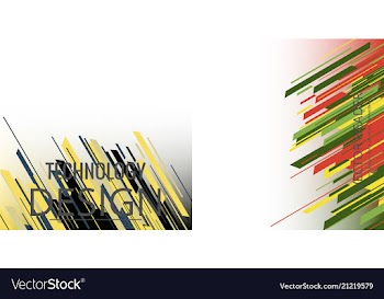 Collection of abstract multicolored backgrounds vector image