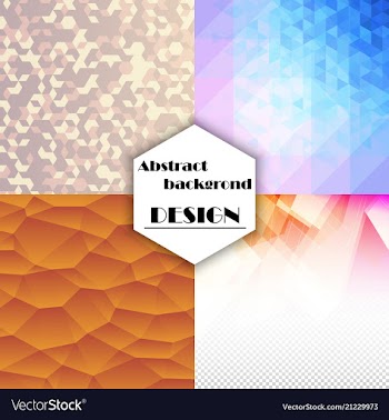 Collection of abstract multicolored backgrounds vector image
