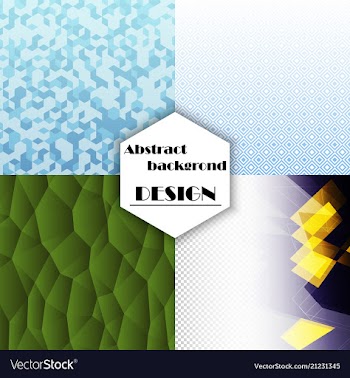 Collection of abstract multicolored backgrounds vector image