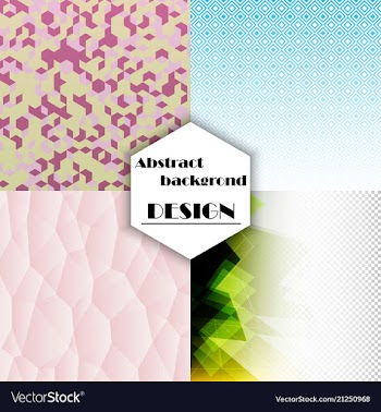 Collection of abstract multicolored backgrounds vector image