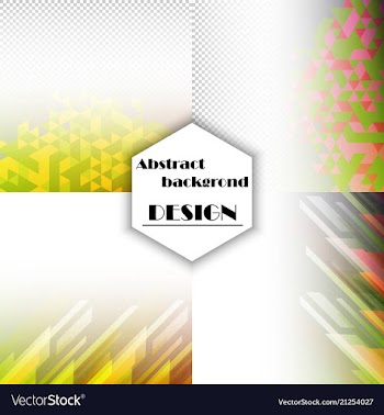 Collection of abstract multicolored backgrounds vector image