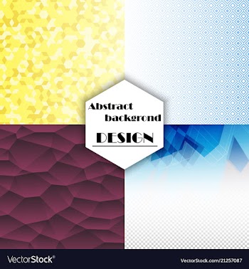 Collection of abstract multicolored backgrounds vector image