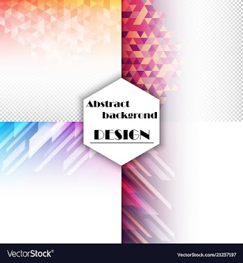 Collection of abstract multicolored backgrounds vector image