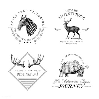 Collection of adventure logo design vectors | Free stock vector - 463520
