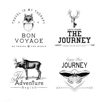 Collection of adventure logo design vectors | Free stock vector - 463569