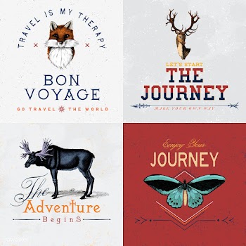 Collection of adventure logo design vectors | Free stock vector - 463600