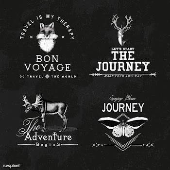 Collection of adventure logo design vectors | Free stock vector - 463601