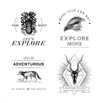 Collection of adventure logo design vectors | Free stock vector - 463662
