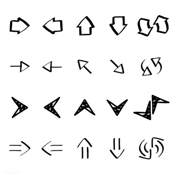Collection of arrow doodles illustration | Free stock vector - 428445
