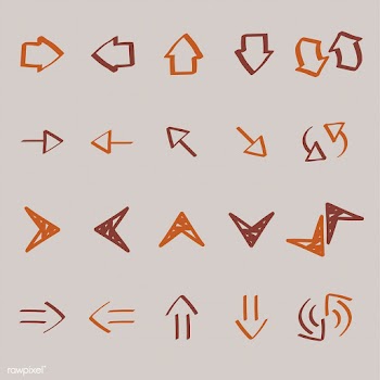 Collection of arrow doodles illustration | Free stock vector - 428446