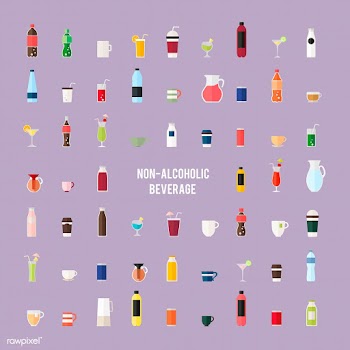 Collection of beverage vectors | Free stock vector - 250384