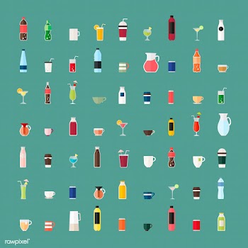 Collection of beverage vectors | Free stock vector - 250427