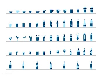 Collection of beverage vectors | Free stock vector - 250524