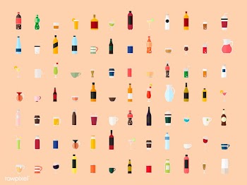 Collection of beverage vectors | Free stock vector - 250811