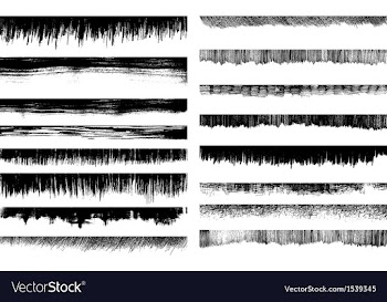 Collection of borders vector image