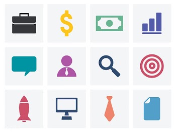 Collection of business icons illustration | Free stock vector - 457451