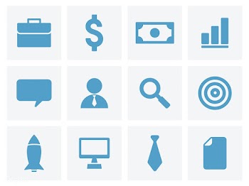 Collection of business icons illustration | Free stock vector - 457718