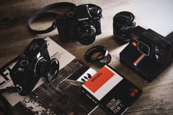          Collection of Cameras Free Photo     