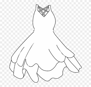 Collection Of Cartoon Wedding Clipart - White Dress Clipart