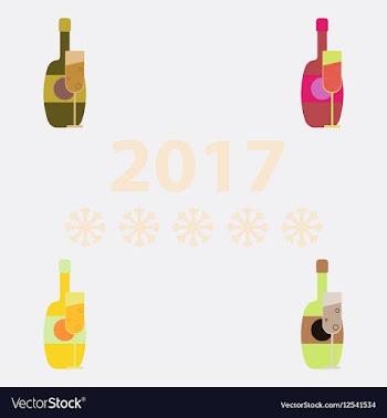Collection of Champagne vector image