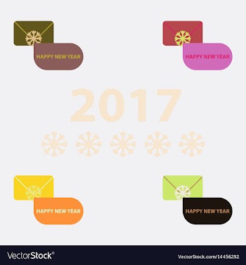 Collection of christmas greeting vector image