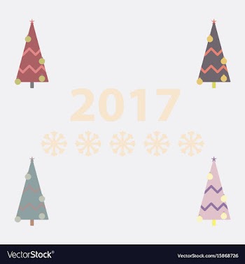 Collection of christmas tree vector image