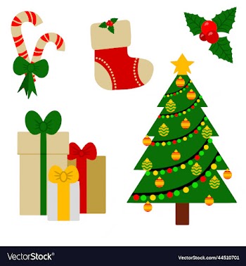 collection of clip art new year and christmas