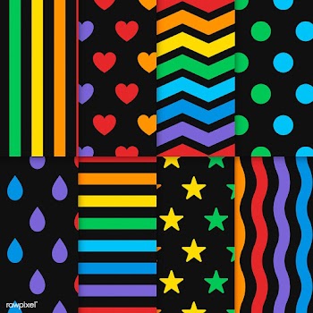 Collection of colorful seamless design patter.. | Free stock vector - 542947