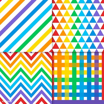 Collection of colorful seamless design patter.. | Free stock vector - 543023