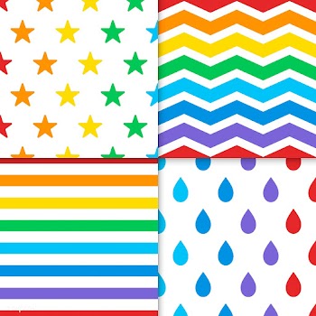 Collection of colorful seamless design patter.. | Free stock vector - 543033