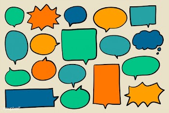 Collection of colorful speech bubbles vector | Free stock vector - 463924