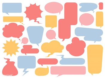 Collection of colorful speech bubbles vector | Free stock vector - 463948