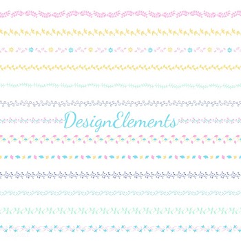 Collection of divider design element vectors | Free stock vector - 473176