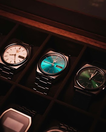 Collection of Elegant Watches in Display Box