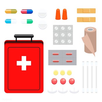 Collection of first aid and medicines illustr.. | Free stock vector - 462854