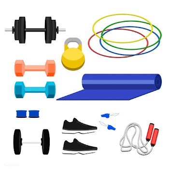 Collection of fitness equipment icons | Free stock vector - 462846