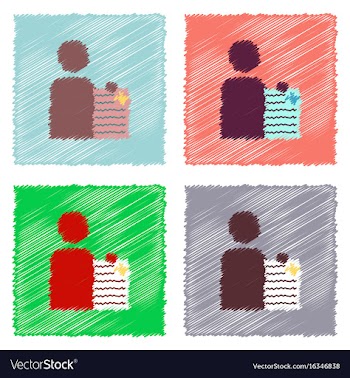 Collection of flat shading style clinical icons vector image