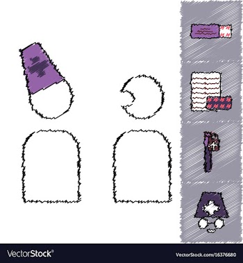Collection of flat shading style clinical icons vector image